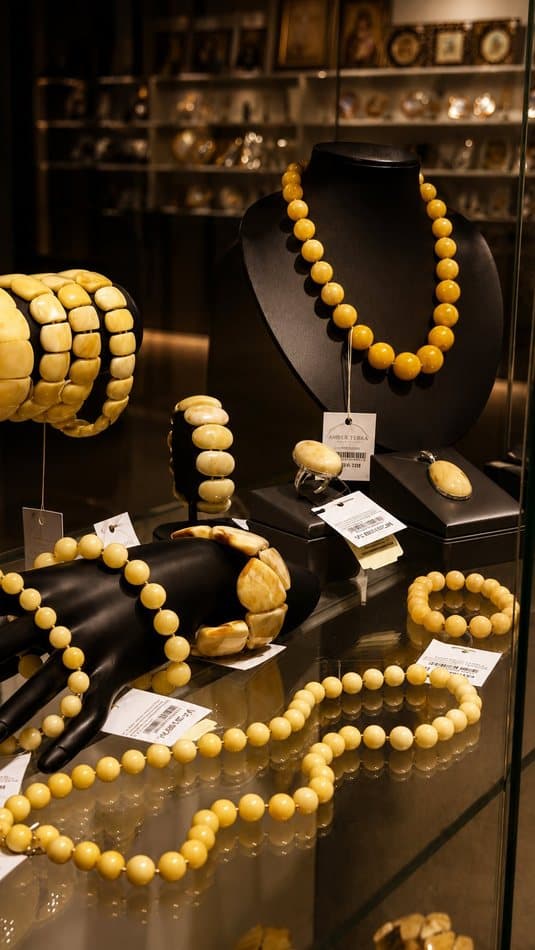 Бусы и браслеты из янтаря Amber Terra
